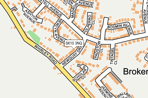 SK10 3NQ map - OS OpenMap – Local (Ordnance Survey)