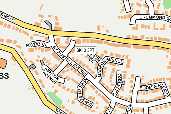 SK10 3PT map - OS OpenMap – Local (Ordnance Survey)