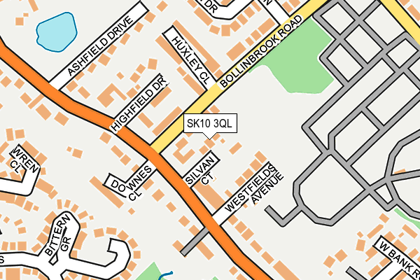SK10 3QL map - OS OpenMap – Local (Ordnance Survey)