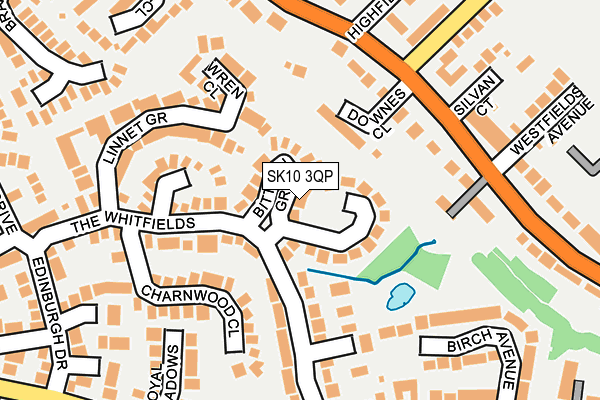 SK10 3QP map - OS OpenMap – Local (Ordnance Survey)