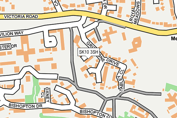 SK10 3SH map - OS OpenMap – Local (Ordnance Survey)