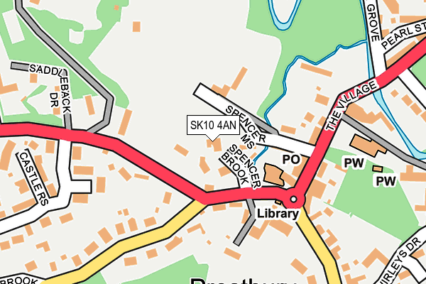 SK10 4AN map - OS OpenMap – Local (Ordnance Survey)