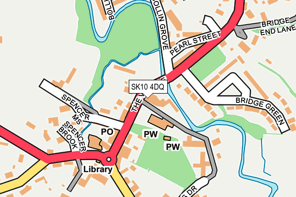 SK10 4DQ map - OS OpenMap – Local (Ordnance Survey)