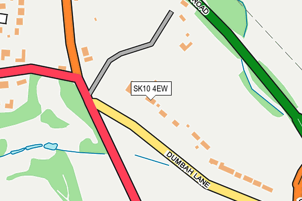 SK10 4EW map - OS OpenMap – Local (Ordnance Survey)