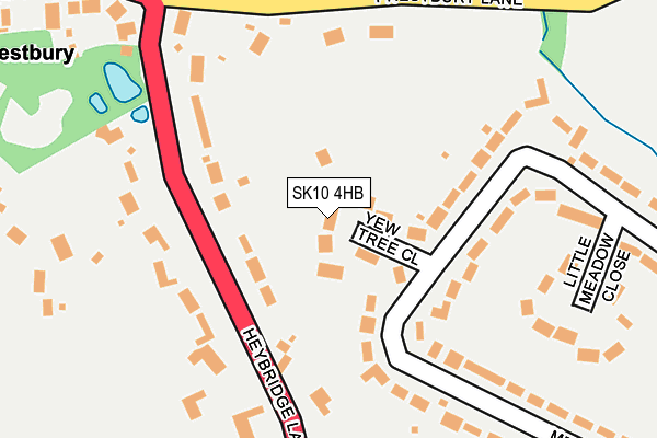 SK10 4HB map - OS OpenMap – Local (Ordnance Survey)