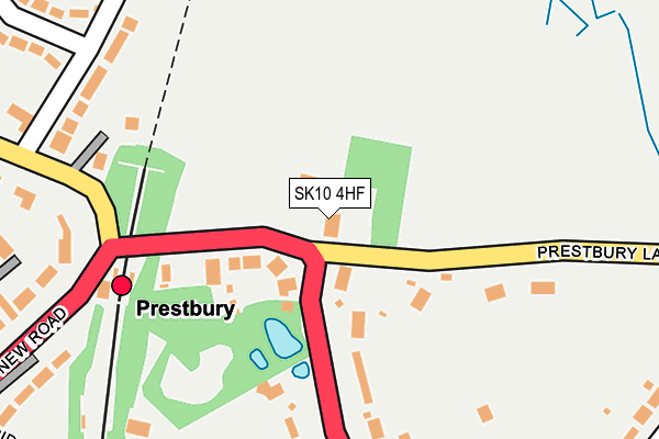 SK10 4HF map - OS OpenMap – Local (Ordnance Survey)