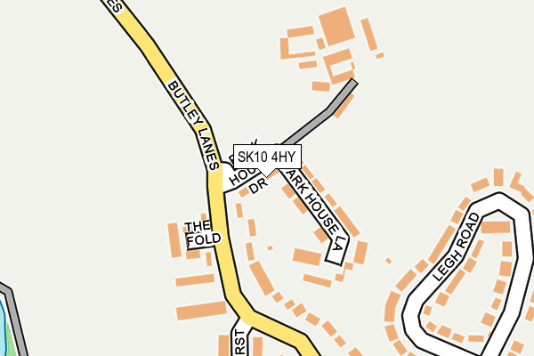 SK10 4HY map - OS OpenMap – Local (Ordnance Survey)