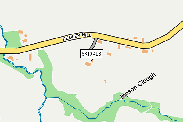 SK10 4LB map - OS OpenMap – Local (Ordnance Survey)