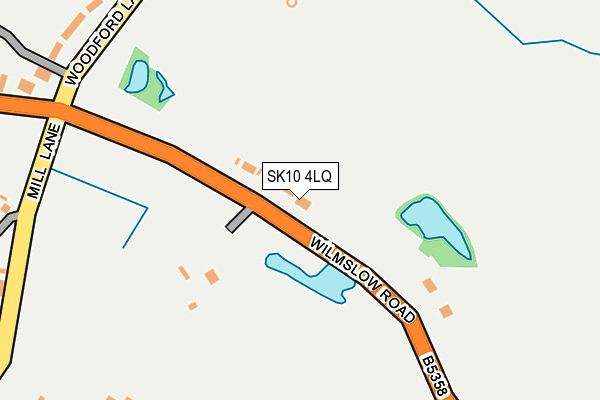 SK10 4LQ map - OS OpenMap – Local (Ordnance Survey)