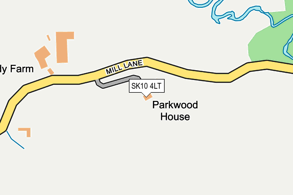 SK10 4LT map - OS OpenMap – Local (Ordnance Survey)