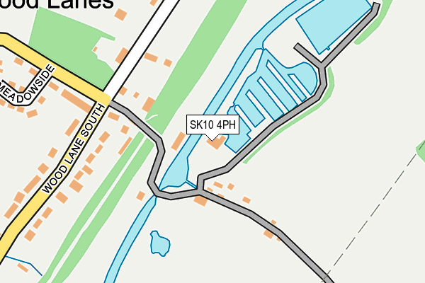 SK10 4PH map - OS OpenMap – Local (Ordnance Survey)