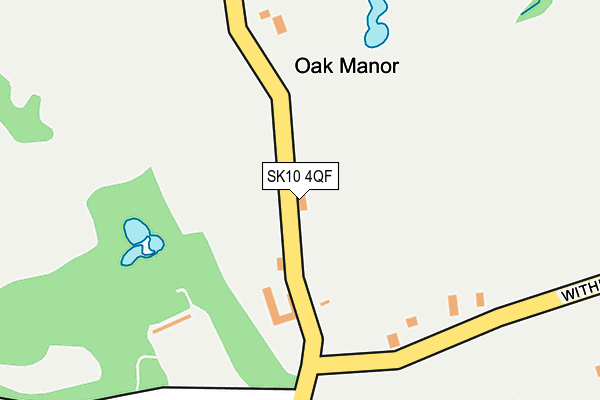 SK10 4QF map - OS OpenMap – Local (Ordnance Survey)