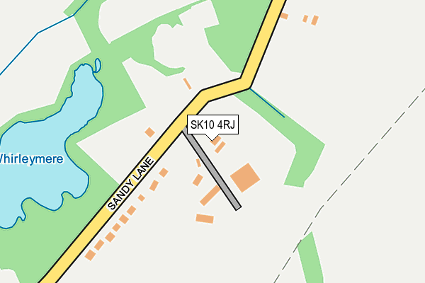 SK10 4RJ map - OS OpenMap – Local (Ordnance Survey)