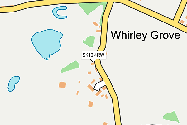 SK10 4RW map - OS OpenMap – Local (Ordnance Survey)