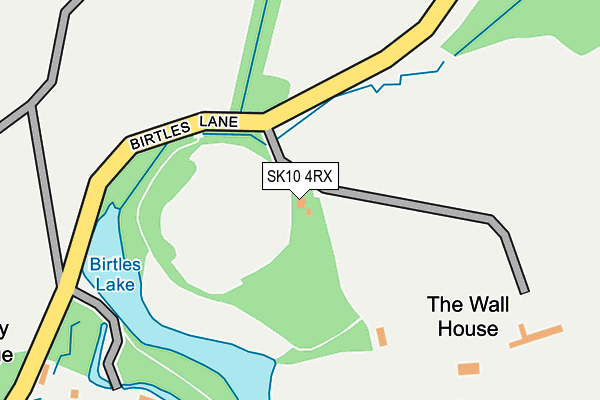 SK10 4RX map - OS OpenMap – Local (Ordnance Survey)