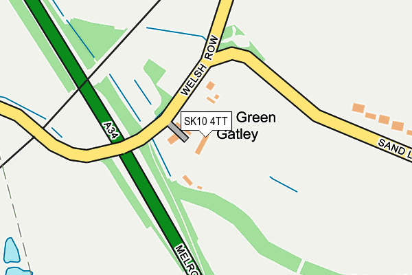 Map of GATLEY GREEN FARM MANAGEMENT LIMITED at local scale