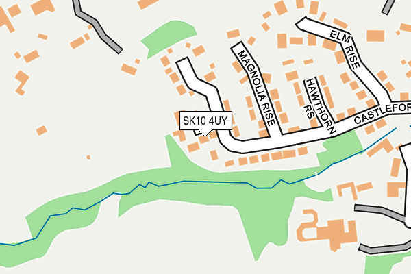 SK10 4UY map - OS OpenMap – Local (Ordnance Survey)