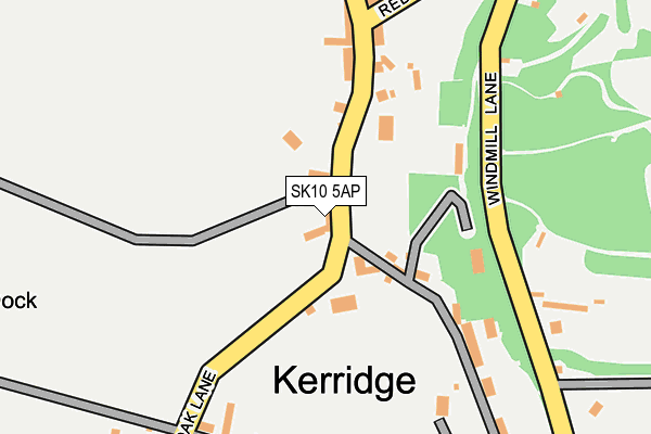 SK10 5AP map - OS OpenMap – Local (Ordnance Survey)