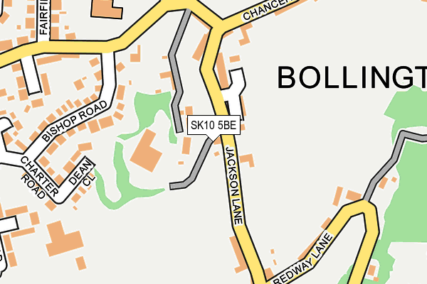 SK10 5BE map - OS OpenMap – Local (Ordnance Survey)
