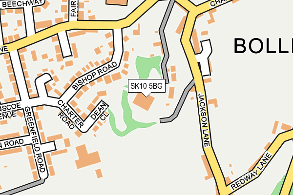 SK10 5BG map - OS OpenMap – Local (Ordnance Survey)