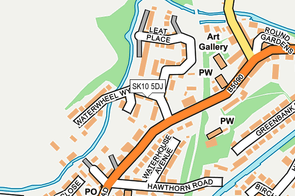 SK10 5DJ map - OS OpenMap – Local (Ordnance Survey)