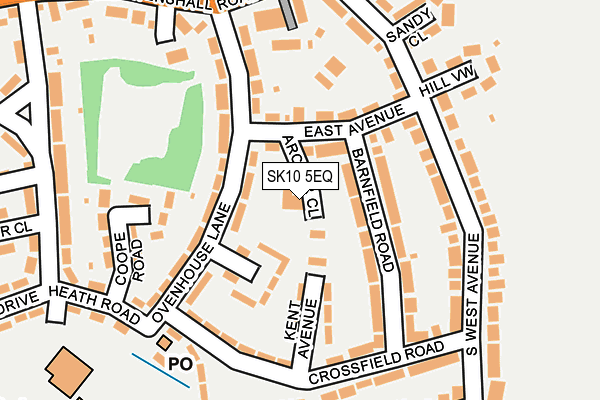 SK10 5EQ map - OS OpenMap – Local (Ordnance Survey)