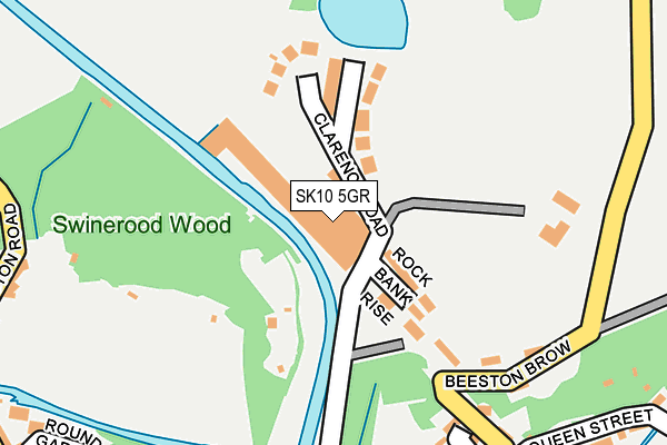 SK10 5GR map - OS OpenMap – Local (Ordnance Survey)