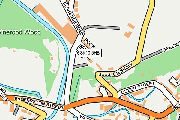 SK10 5HB map - OS OpenMap – Local (Ordnance Survey)