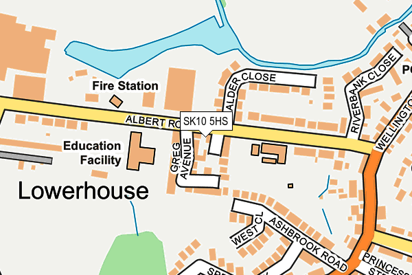 Map of LSG CHESHIRE LTD at local scale