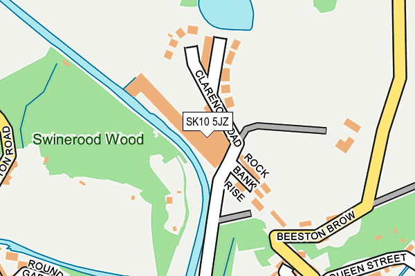 Map of WOODWOSE LTD at local scale