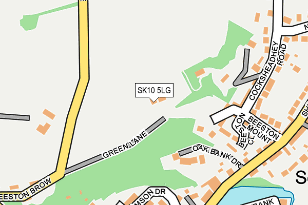 SK10 5LG map - OS OpenMap – Local (Ordnance Survey)