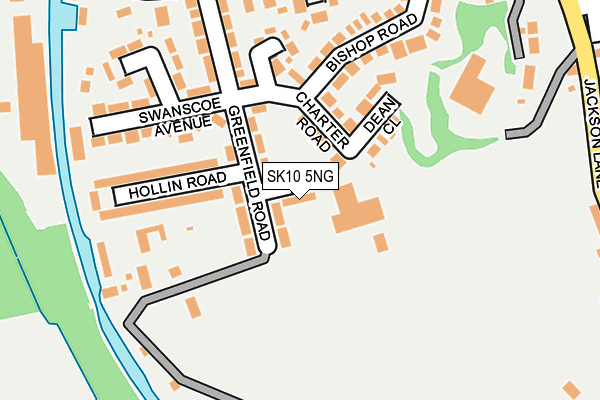 SK10 5NG map - OS OpenMap – Local (Ordnance Survey)