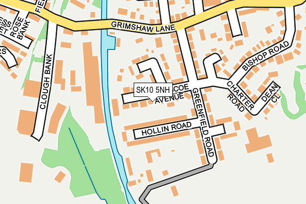 SK10 5NH map - OS OpenMap – Local (Ordnance Survey)
