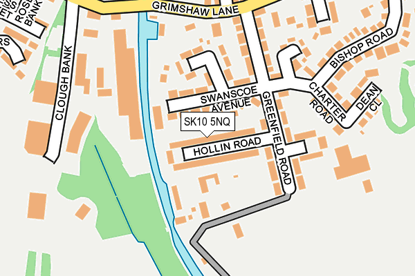 SK10 5NQ map - OS OpenMap – Local (Ordnance Survey)