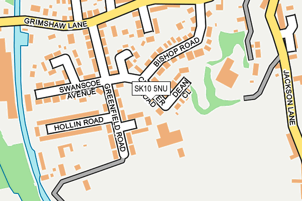 SK10 5NU map - OS OpenMap – Local (Ordnance Survey)