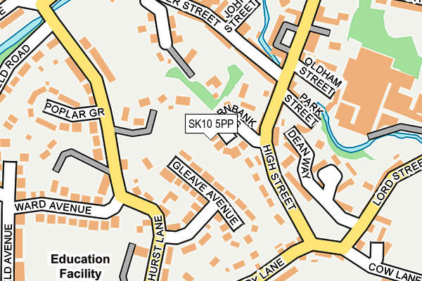 SK10 5PP map - OS OpenMap – Local (Ordnance Survey)