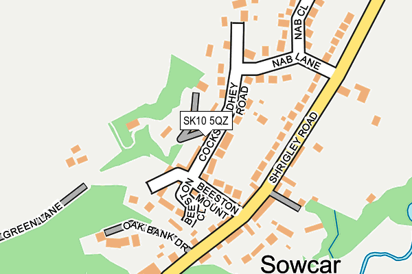 SK10 5QZ map - OS OpenMap – Local (Ordnance Survey)