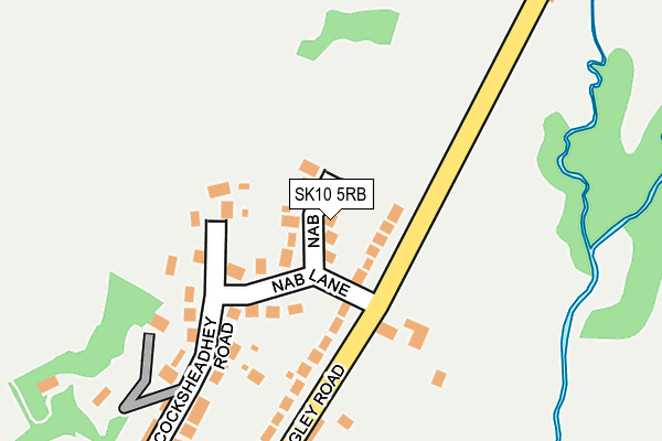 SK10 5RB map - OS OpenMap – Local (Ordnance Survey)