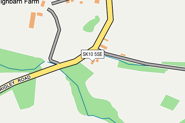 SK10 5SE map - OS OpenMap – Local (Ordnance Survey)