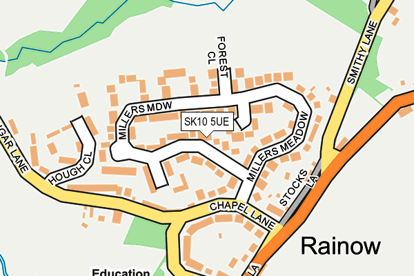 Map of RACHEL MOONEY LIMITED at local scale
