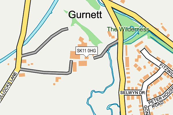 SK11 0HG map - OS OpenMap – Local (Ordnance Survey)