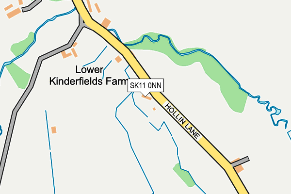 SK11 0NN map - OS OpenMap – Local (Ordnance Survey)