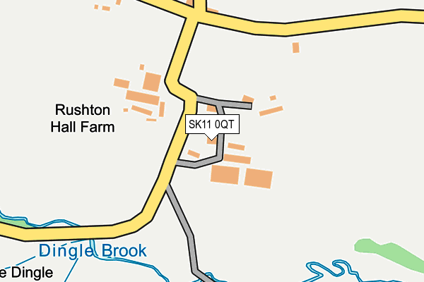 SK11 0QT map - OS OpenMap – Local (Ordnance Survey)
