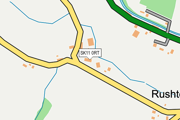SK11 0RT map - OS OpenMap – Local (Ordnance Survey)