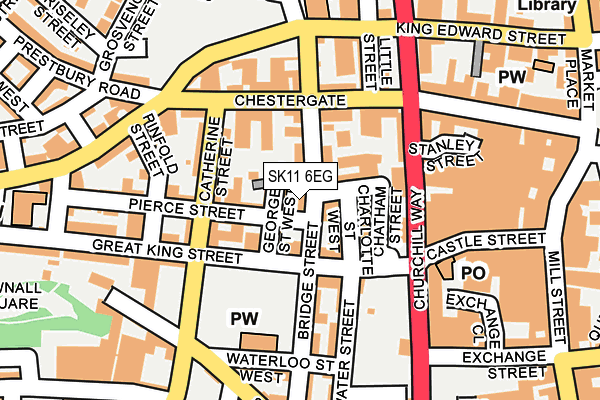 SK11 6EG map - OS OpenMap – Local (Ordnance Survey)