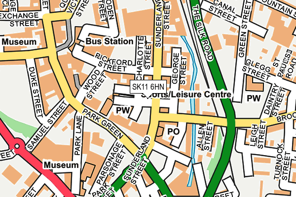 SK11 6HN map - OS OpenMap – Local (Ordnance Survey)