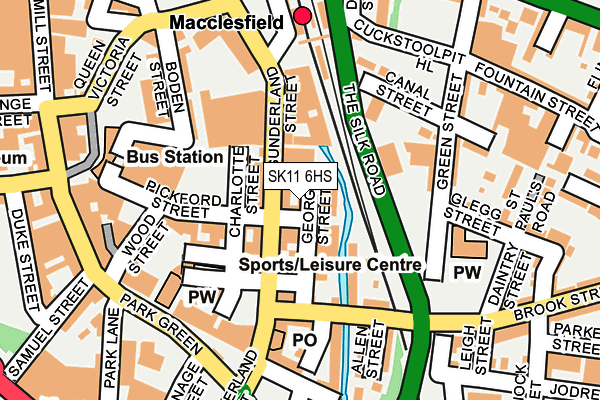 Map of JNR MOTORCYCLES LTD. at local scale