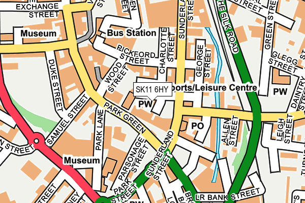 SK11 6HY map - OS OpenMap – Local (Ordnance Survey)