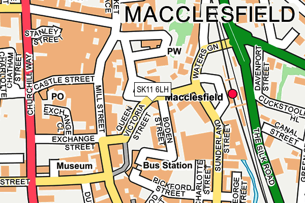 SK11 6LH map - OS OpenMap – Local (Ordnance Survey)