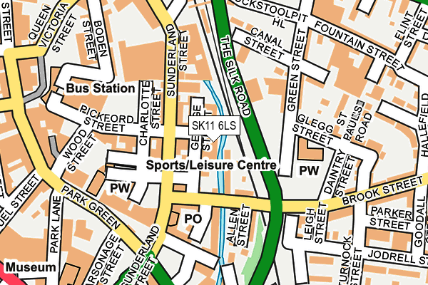 SK11 6LS map - OS OpenMap – Local (Ordnance Survey)